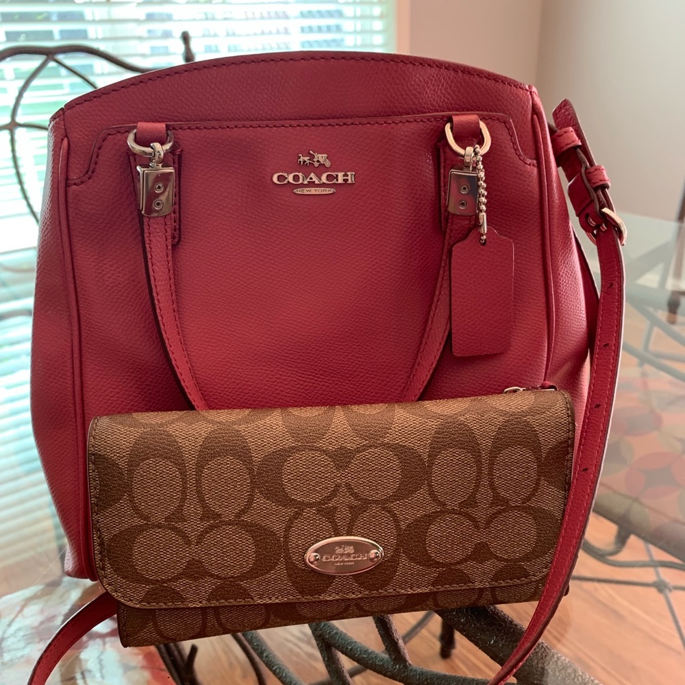 Coach handbag and wallet